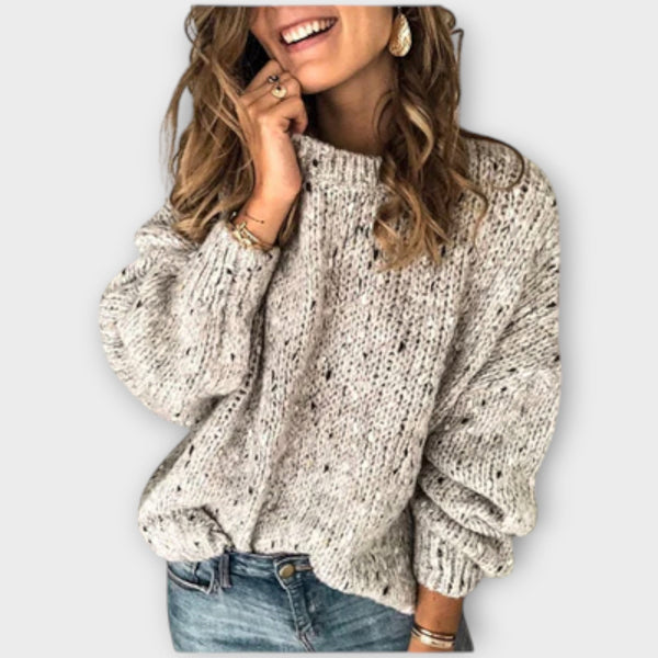 Eunice | Pull en Tricot Rétro Confortable