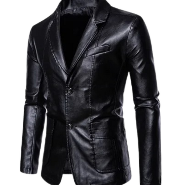 Veste en Cuir Business Casual