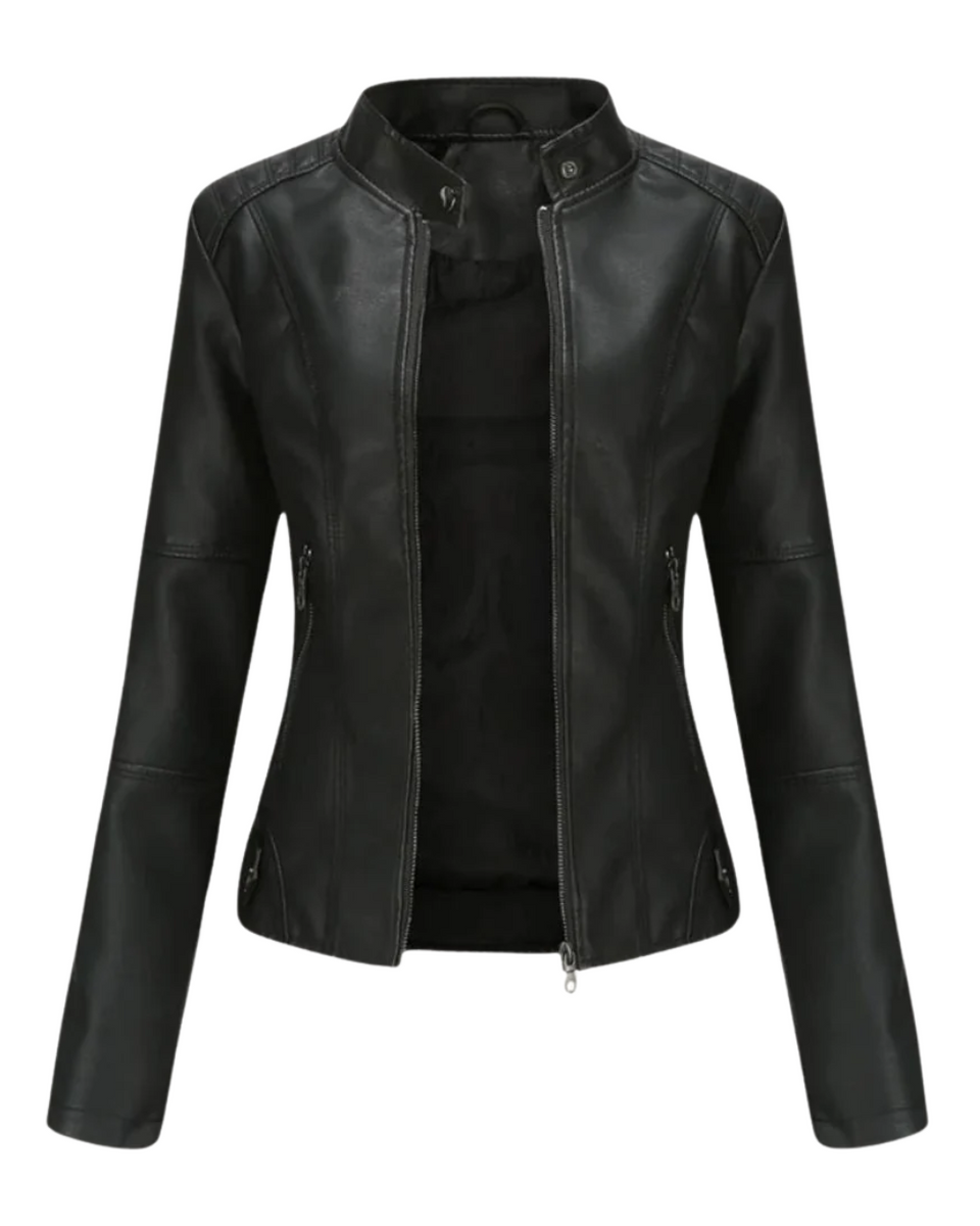 Karolina | Veste Slim en Simili Cuir