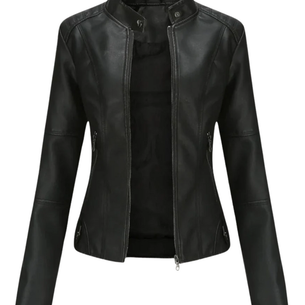 Karolina | Veste Slim en Simili Cuir