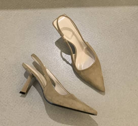 Marlena™ | Talons Slingback Nude avec Talon Fin