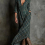 Valentina | Long checkered dress