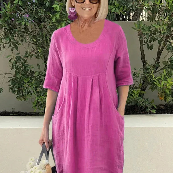 Ruthie | Easy Elegance Linen Dress
