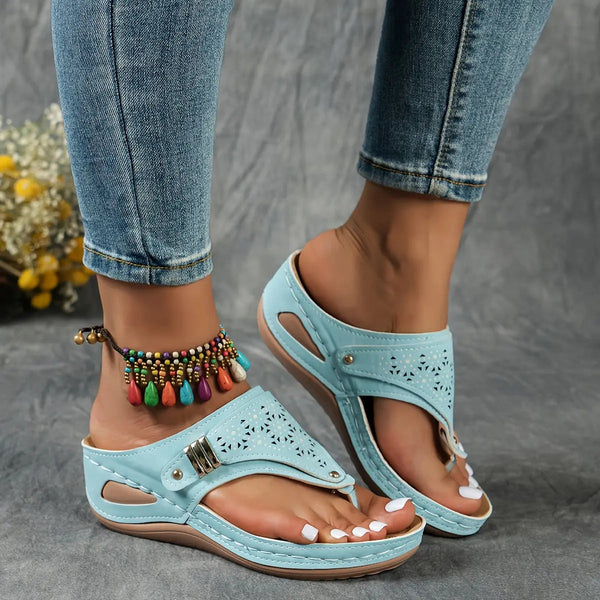 Élodie - Kile-heeled sandals for women
