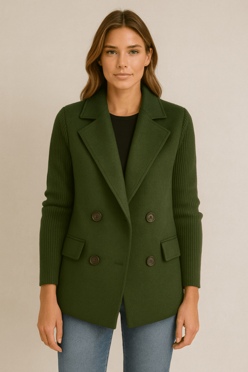 AMA | BLAZER À MANCHES EN TRICOT
