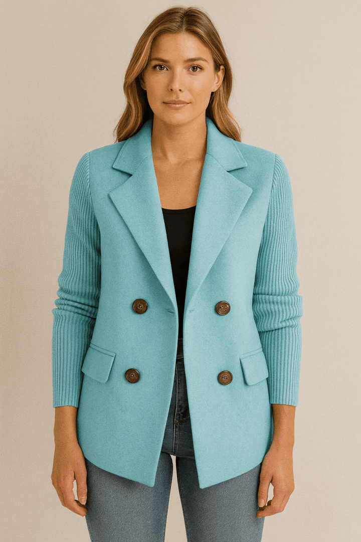 AMA | BLAZER À MANCHES EN TRICOT