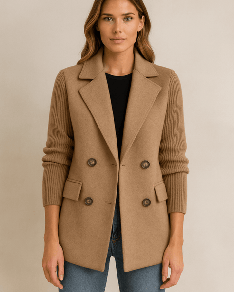 AMA | BLAZER À MANCHES EN TRICOT