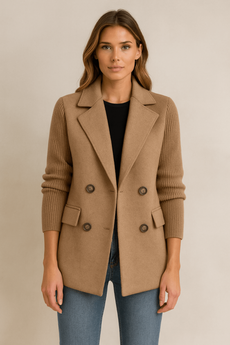 AMA | BLAZER À MANCHES EN TRICOT
