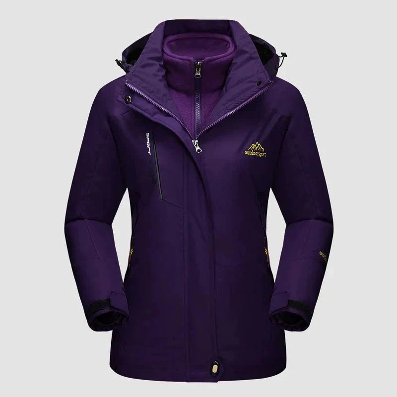 ANNE | MANTEAU IMPERMÉABLE EN POLAIRE 3 EN 1