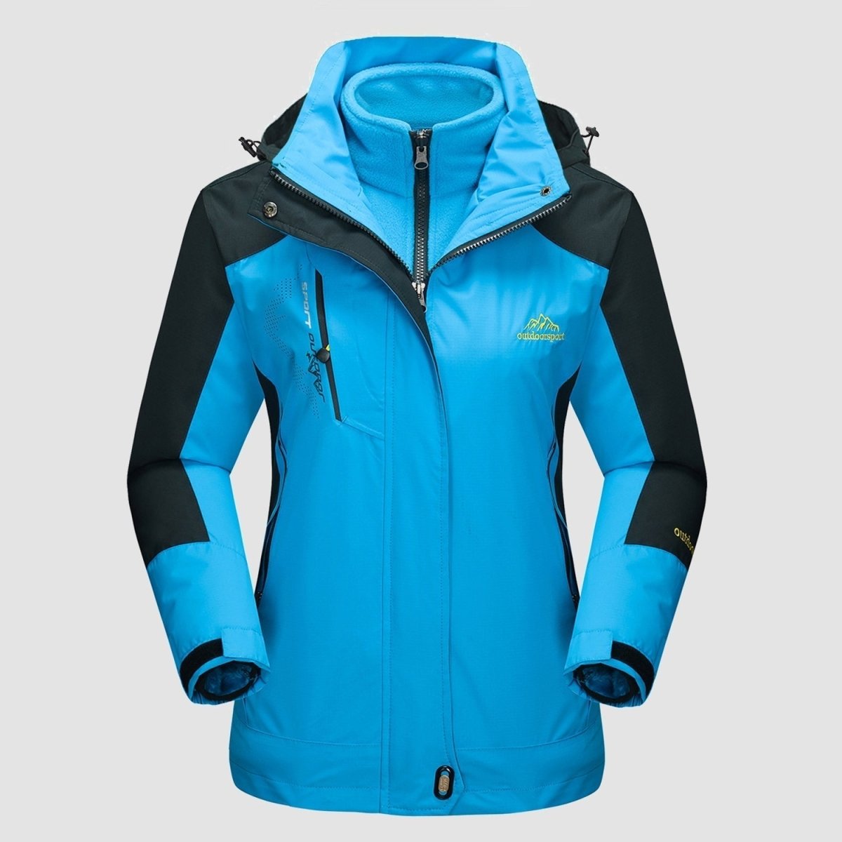 ANNE | MANTEAU IMPERMÉABLE EN POLAIRE 3 EN 1