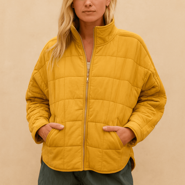 AVRIL – VESTE PUFFER COMPACTE LÉGÈRE AVEC ZIP