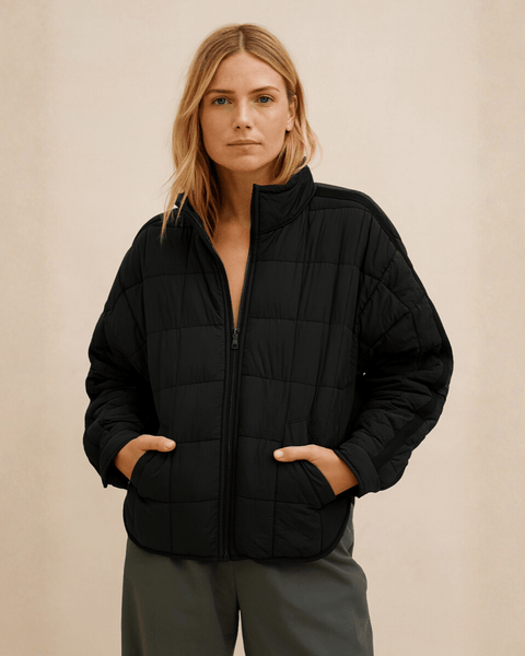AVRIL – VESTE PUFFER COMPACTE LÉGÈRE AVEC ZIP