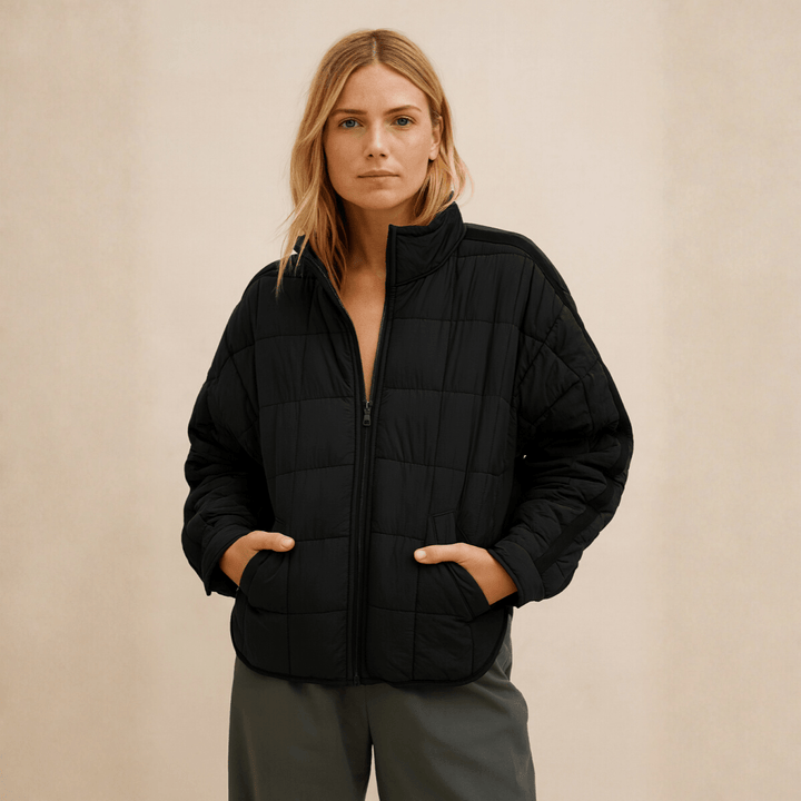 AVRIL – VESTE PUFFER COMPACTE LÉGÈRE AVEC ZIP