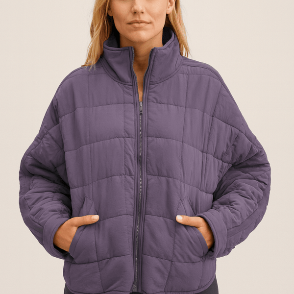 AVRIL – VESTE PUFFER COMPACTE LÉGÈRE AVEC ZIP