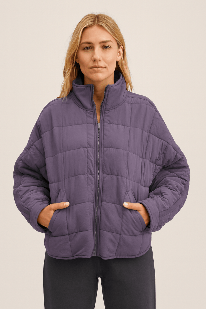 AVRIL – VESTE PUFFER COMPACTE LÉGÈRE AVEC ZIP