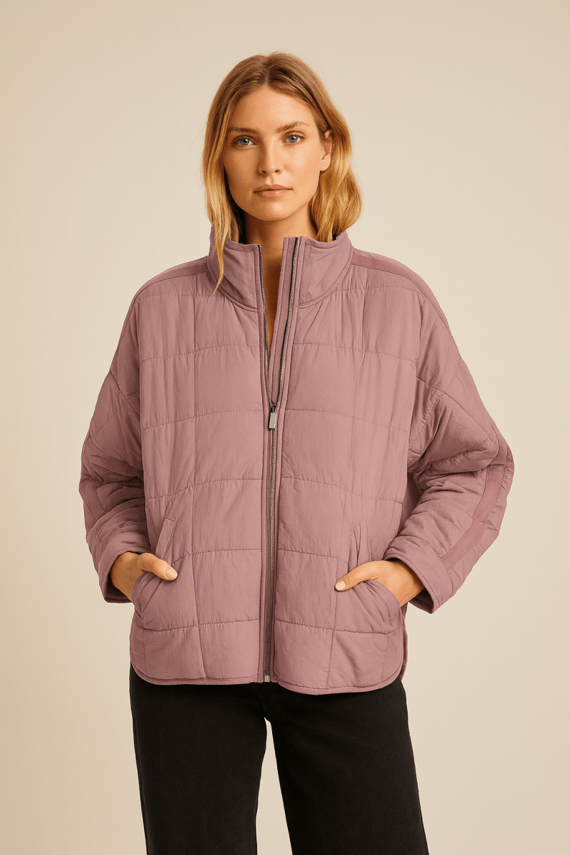 AVRIL – VESTE PUFFER COMPACTE LÉGÈRE AVEC ZIP
