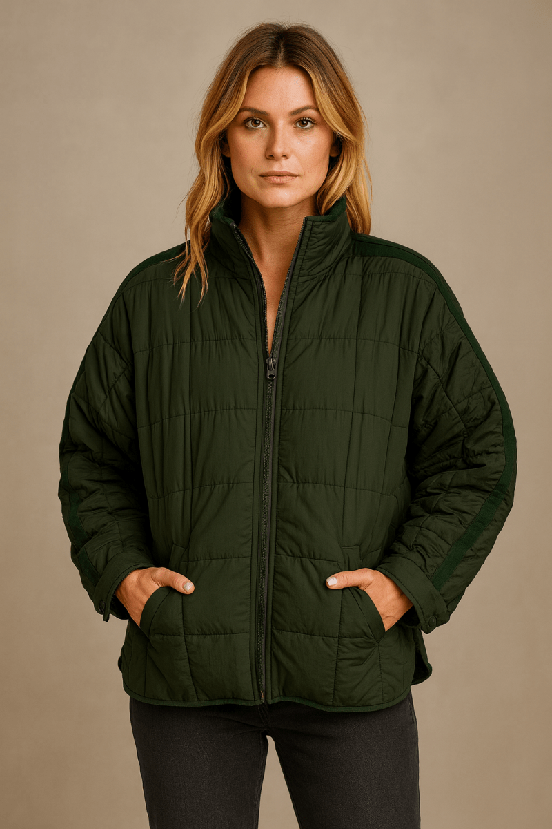 AVRIL – VESTE PUFFER COMPACTE LÉGÈRE AVEC ZIP
