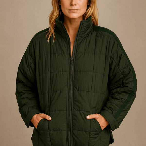 AVRIL – VESTE PUFFER COMPACTE LÉGÈRE À FERMETURE ÉCLAIR