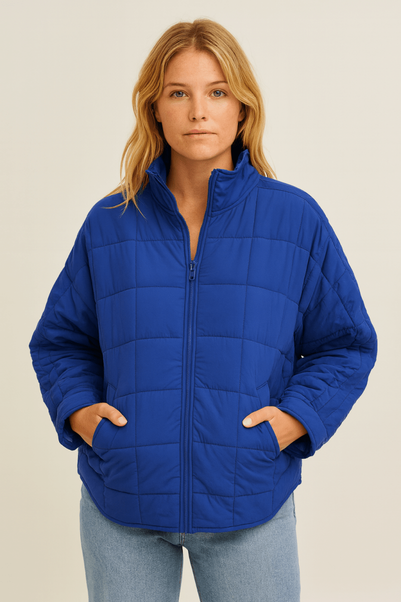 AVRIL – VESTE PUFFER COMPACTE LÉGÈRE AVEC ZIP