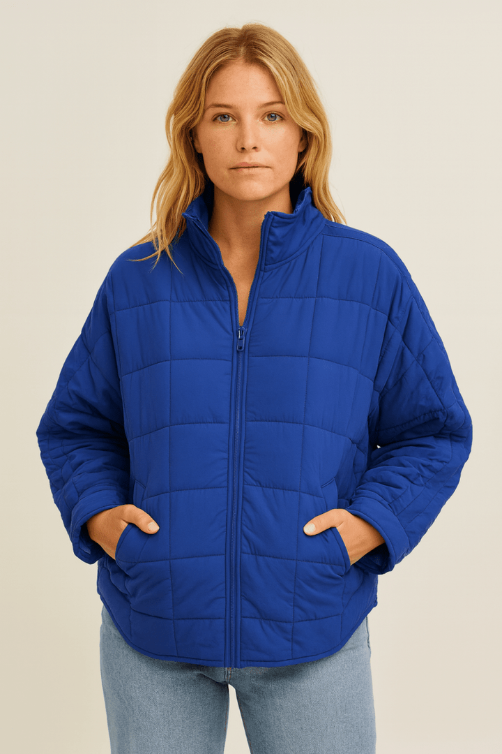 AVRIL – VESTE PUFFER COMPACTE LÉGÈRE AVEC ZIP
