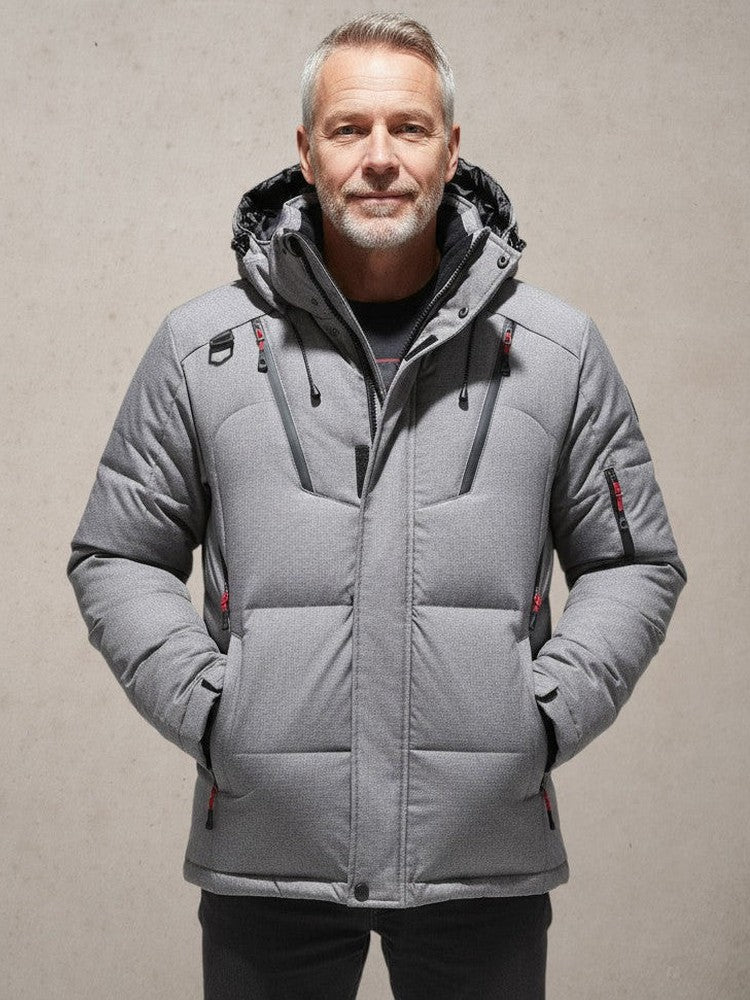 ATLAS | VESTE D'HIVER SOLIDE POUR HOMME