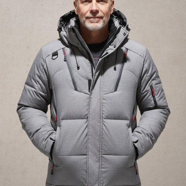 ATLAS | VESTE D'HIVER SOLIDE POUR HOMME