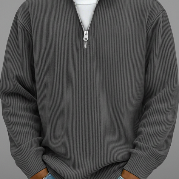 VALENCE | PULL ZIPPÉ CHALEUR LÉGÈRE POUR HOMMES