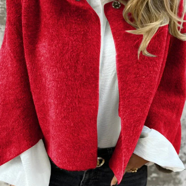 Amelia | Manteau Classique Élégant avec Col Rond