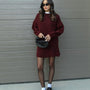 Esme |  A cozy sweater and a flowy flattering skirt