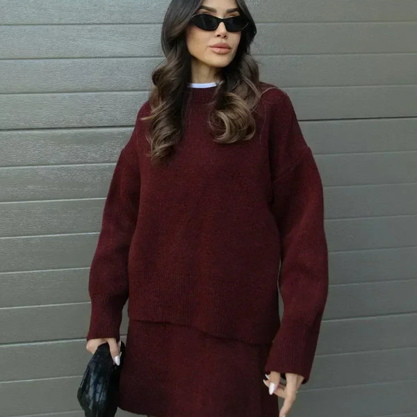 Zoey | Ensemble Robe en Tricot