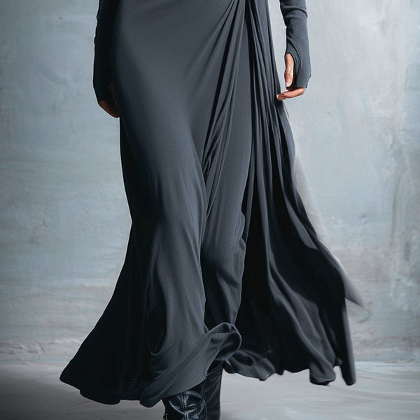 Gabriella – Long dress with side knot