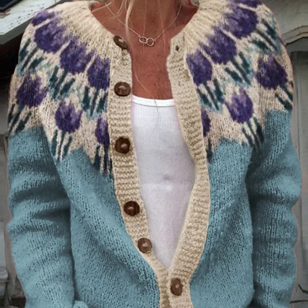 Keysha | Gilet à Motif Floral Chic pour un Look Stylé