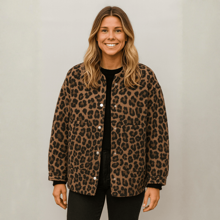 CHARLENE | VESTE LEOPARD