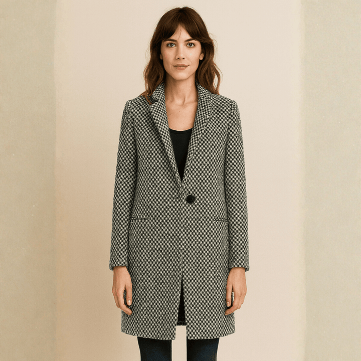 CLAUDIA - MANTEAU EN LAINE ÉLÉGANT POUR L'AUTOMNE ET L'HIVER
