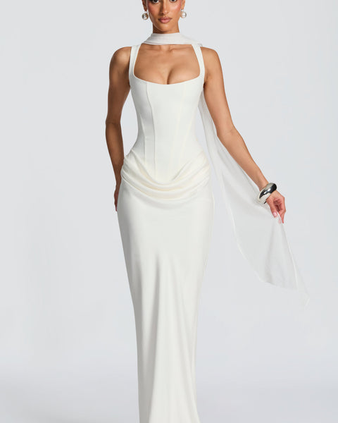 Cornelia Maxi Dress - Ivory