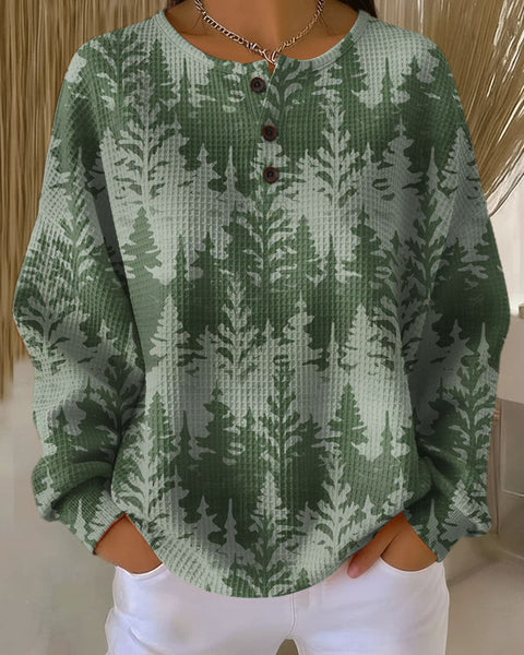 Inga™ - Pull en tricot de Noël avec design d'arbre classique