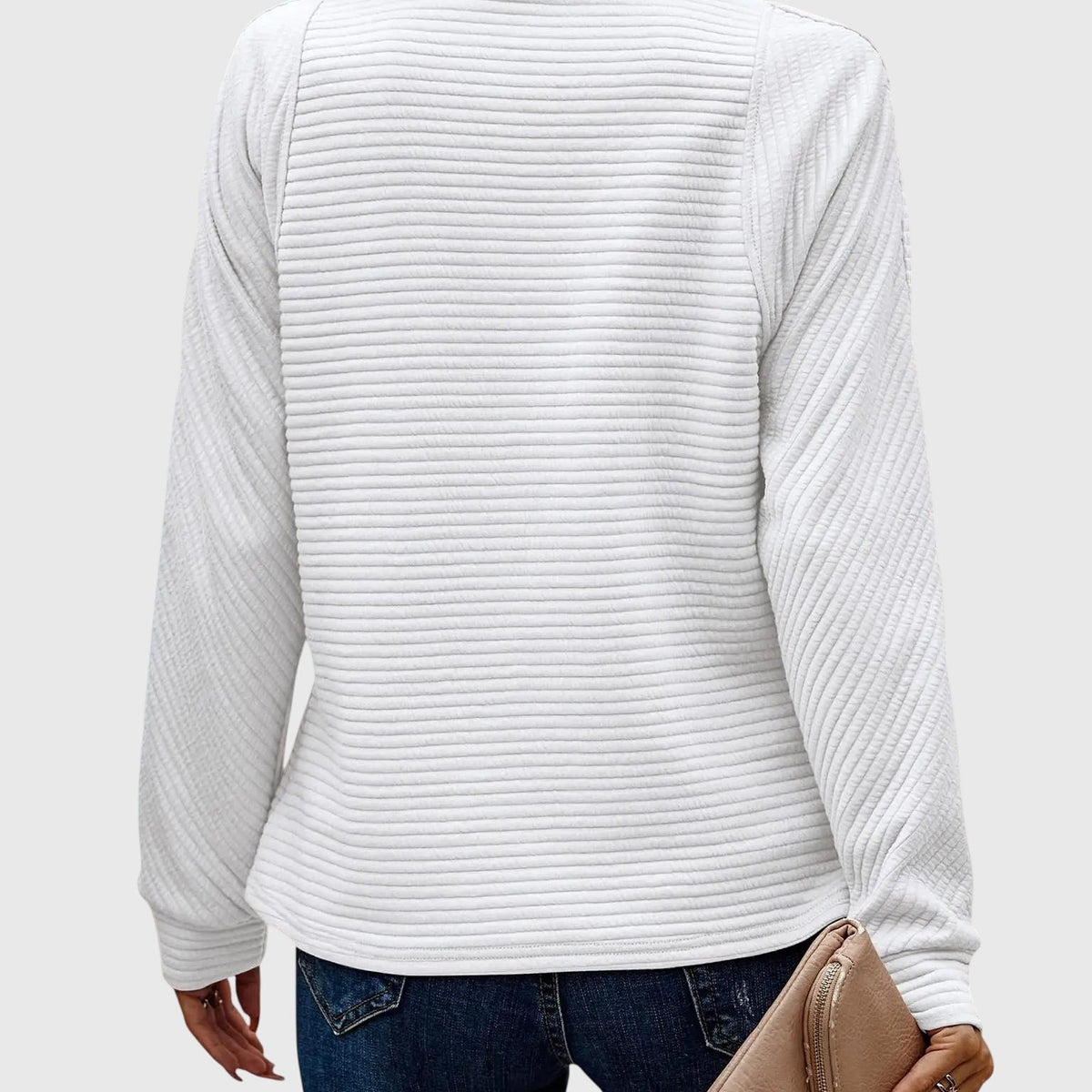 Molly | Pull élégant à demi-fermeture éclair