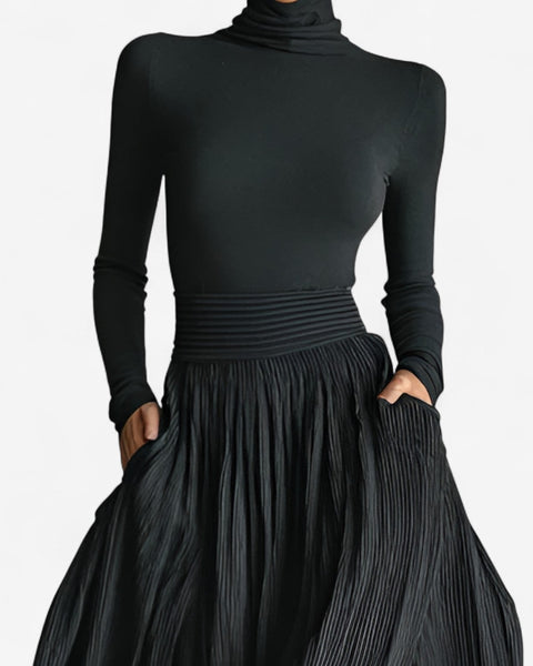 Alessia | High-waist maxi dress