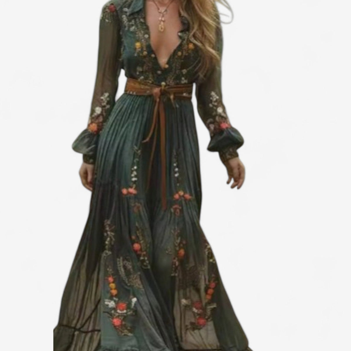 Robe Maxi Brodée Rachel™