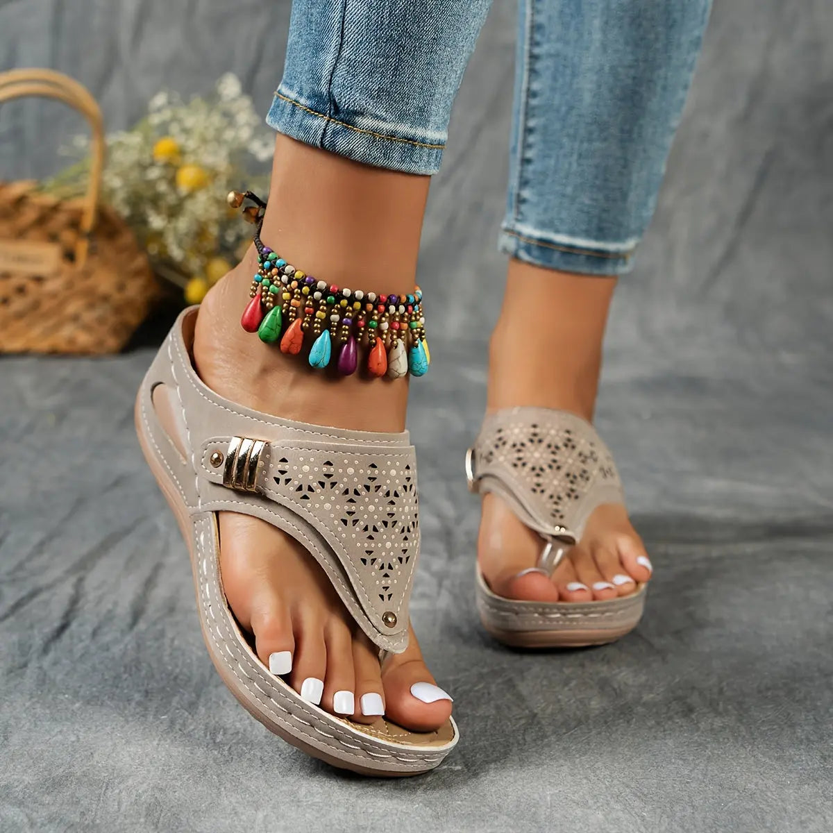 Élodie - Kile-heeled sandals for women