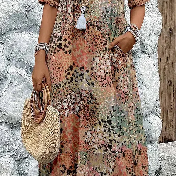 Robe Midi Rosalind Bloom