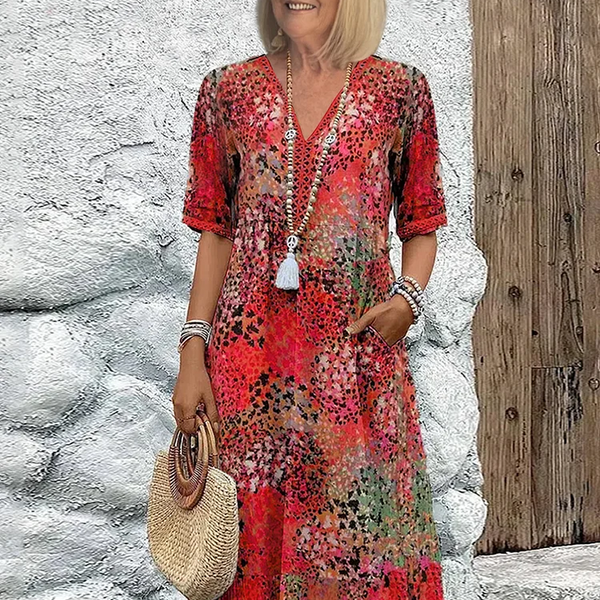 Robe Midi Rosalind Bloom
