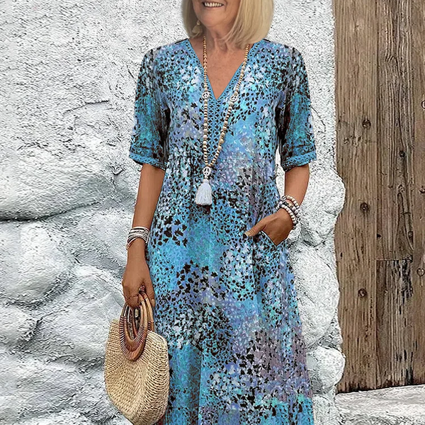 Robe Midi Rosalind Bloom