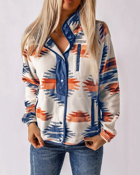 Nadia | Veste en Fleece Imprimée