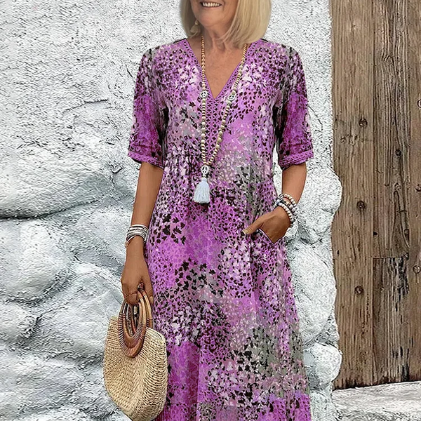 Robe Midi Rosalind Bloom
