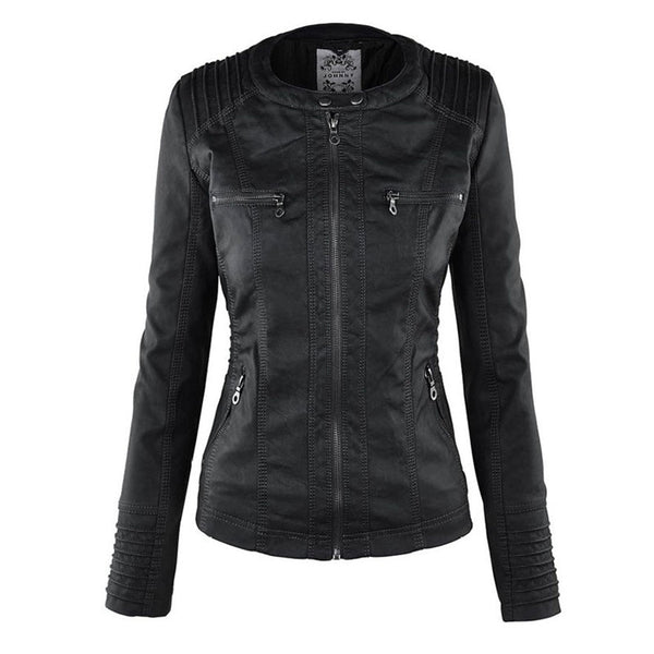 DUPONT | VESTE EN CUIR ÉLÉGANTE