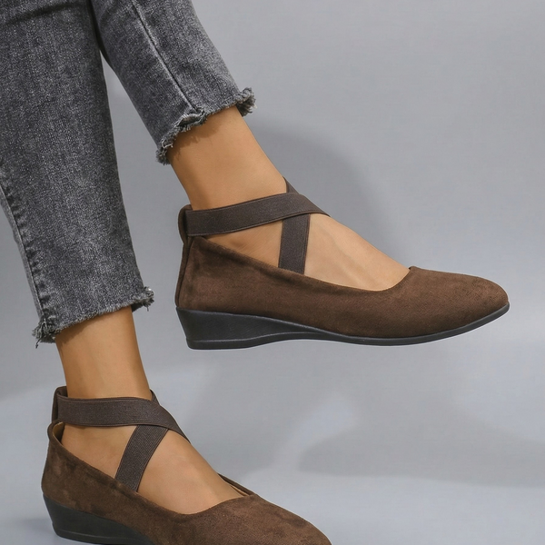 Calerinne | Closed Wedge Ballerina Shoes