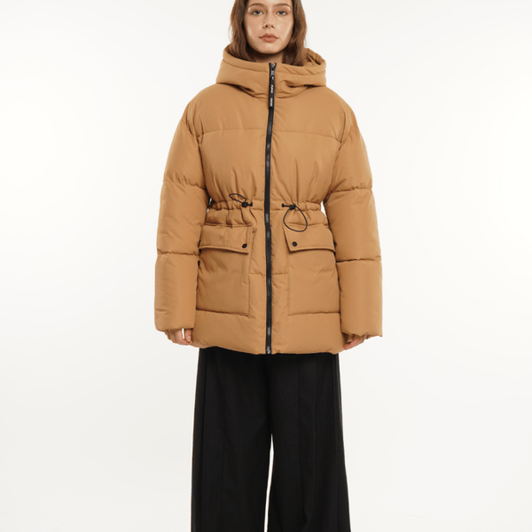 EVA | VESTE PUFFER À CAPUCHE IMPERMÉABLE