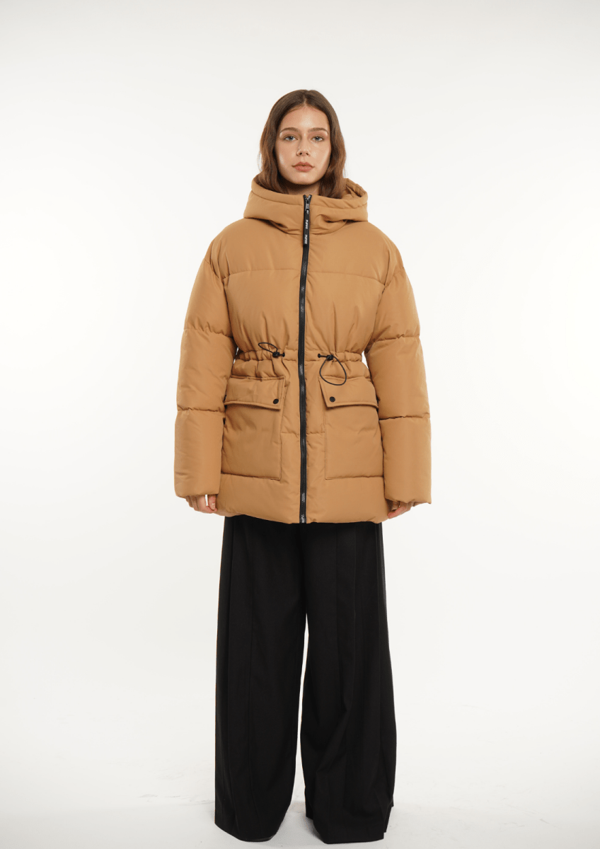 EVA | VESTE PUFFER À CAPUCHE IMPERMÉABLE