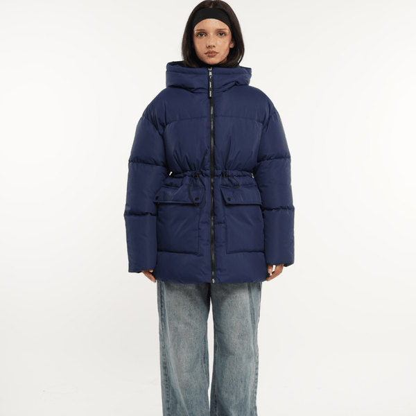 EVA | VESTE PUFFER À CAPUCHE IMPERMÉABLE